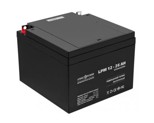 Батарея до ДБЖ LogicPower LPM 12В 26Ач (4134)