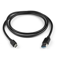 Дата кабель USB 3.0 Type-C to AM 1 m Vinga (VCPDCAM30TC1BK)