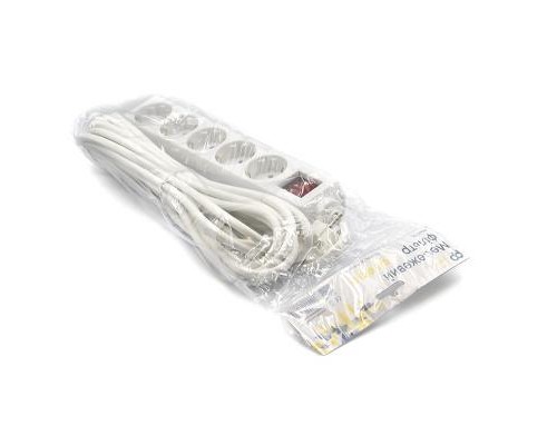 Мережевий фільтр живлення PowerPlant 7 м, 5 розеток, 3x1мм2 (PPSA08M70S5)