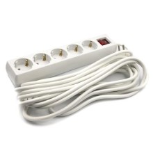 Мережевий фільтр живлення PowerPlant 7 м, 5 розеток, 3x1мм2 (PPSA08M70S5)