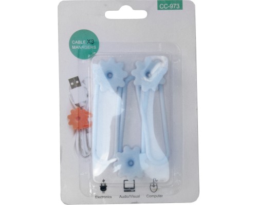 Тримач для кабелю Extradigital CC-973 Cable Clips, Blue (KBC1805)