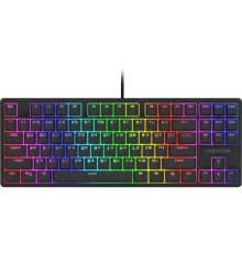 Клавіатура Hator Rockfall 2 Mecha TKL Orange USB Black (HTK-520)