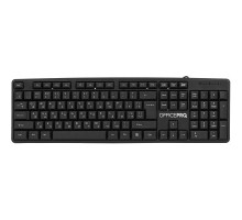 Клавіатура OfficePro SK166 USB Black (SK166)