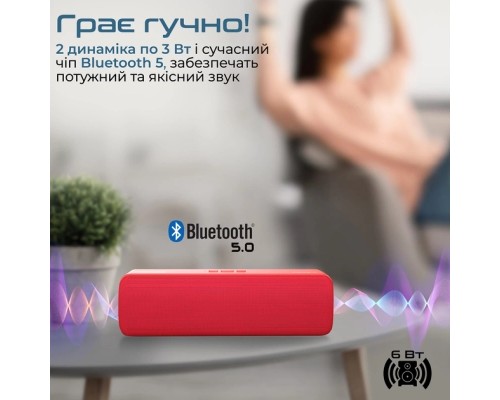 Акустична система Promate Capsule-2 Red (capsule-2.red)