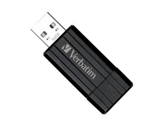 USB флеш накопичувач 32Gb Store'n'Go PinStripe black Verbatim (49064)