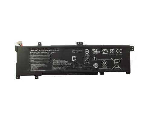 Акумулятор до ноутбука ASUS K501 B31N1429, 4110mAh (48Wh), 3cell, 11.4V, Li-ion, черная, (A47275)