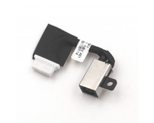Роз'єм живлення ноутбука з кабелем Dell 03FYH0 (4.5mm x 3.0mm + center pin), 8(7)-pin, 4 см (A49117)