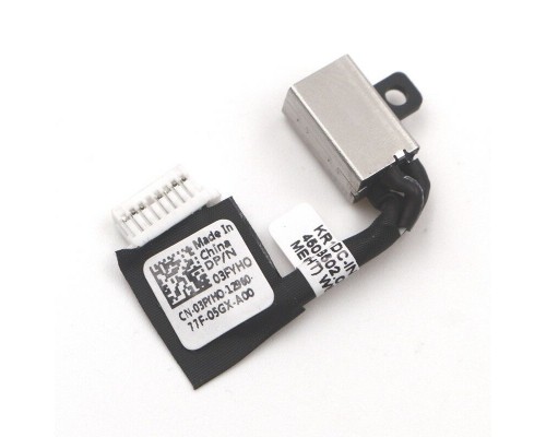 Роз'єм живлення ноутбука з кабелем Dell 03FYH0 (4.5mm x 3.0mm + center pin), 8(7)-pin, 4 см (A49117)