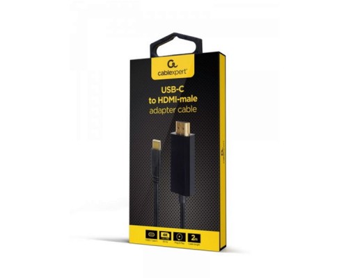 Перехідник Cablexpert USB-C to HDMI 4K60Hz 2m (A-CM-HDMIM-02)
