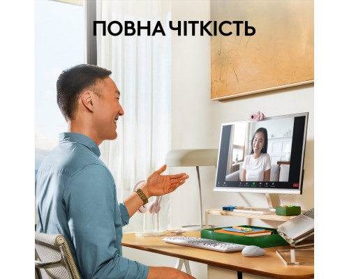 Веб-камера Logitech Brio 100 Full HD Rose (960-001623)