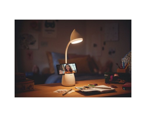 Настільна лампа Philips LED Reading Desk lamp Hat 4.5W, 3000/4000/5700K, 1800mAh (Lithium battery), білий (929003241007)