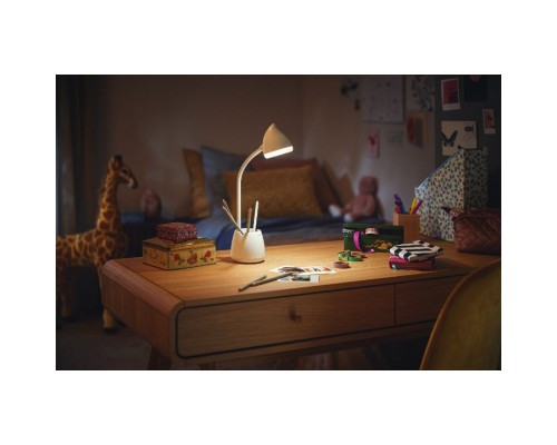 Настільна лампа Philips LED Reading Desk lamp Hat 4.5W, 3000/4000/5700K, 1800mAh (Lithium battery), білий (929003241007)