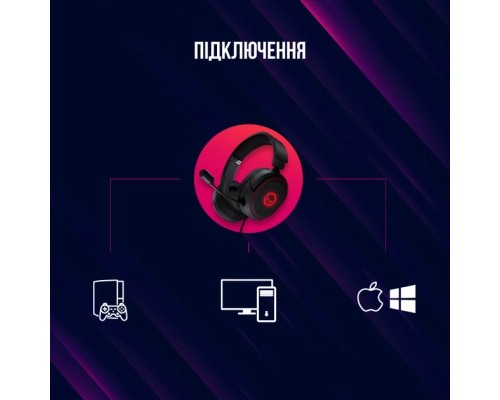 Навушники Lorgar Kaya 460 Gaming RGB USB Black (LRG-GHS460)