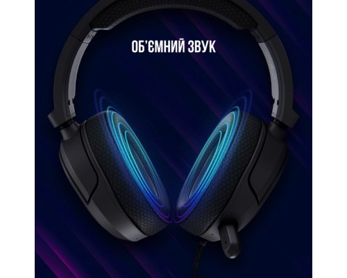 Навушники Lorgar Kaya 460 Gaming RGB USB Black (LRG-GHS460)