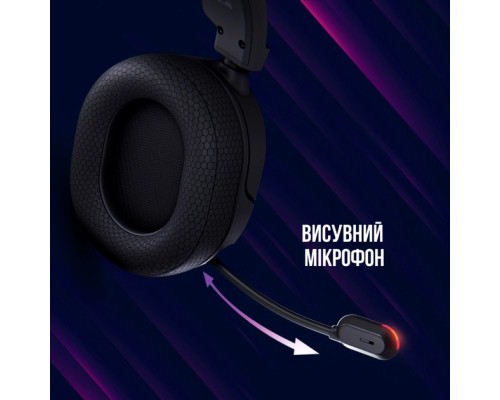 Навушники Lorgar Kaya 460 Gaming RGB USB Black (LRG-GHS460)