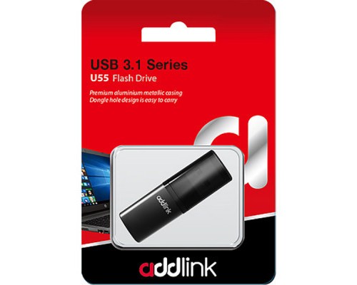USB флеш накопичувач AddLink 128GB U55 USB 3.1 (ad128GBU55B3)