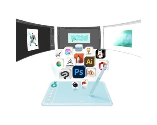 Графічний планшет Parblo Intangbo X7 Green (INTANGBOX7G)