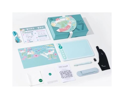 Графічний планшет Parblo Intangbo X7 Green (INTANGBOX7G)