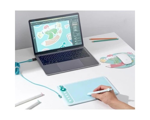 Графічний планшет Parblo Intangbo X7 Green (INTANGBOX7G)