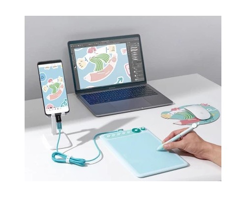 Графічний планшет Parblo Intangbo X7 Green (INTANGBOX7G)