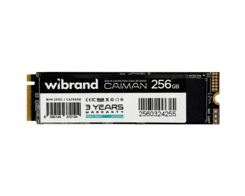 Накопичувач SSD M.2 2280 256GB Caiman Wibrand (WIM.2SSD/CA256GB)