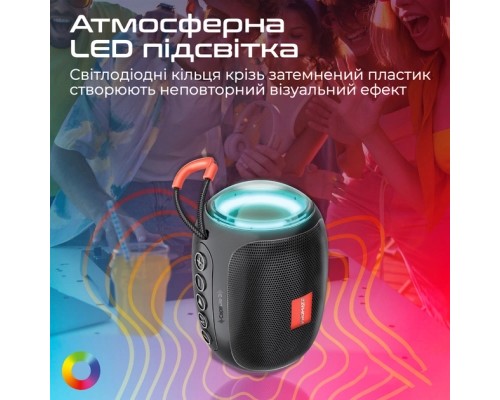 Акустична система Promate Capsule-3 Black (capsule-3.black)