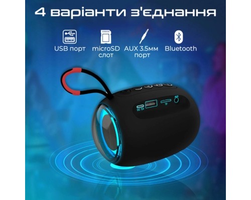 Акустична система Promate Capsule-3 Black (capsule-3.black)