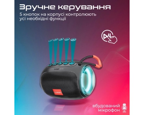 Акустична система Promate Capsule-3 Black (capsule-3.black)