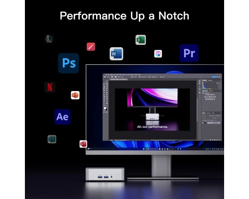 Комп'ютер GEEKOM Mini XT12 Pro / i9-12900H, 32G, SSD 1TB, WIN11 Pro (GMXT12i912900-321T-EU)
