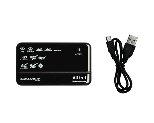 Зчитувач флеш-карт Grand-X CRX05Black