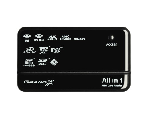 Зчитувач флеш-карт Grand-X CRX05Black