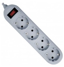 Мережевий фільтр живлення Defender ES Lite 1.8m 4 роз. grey (99487)