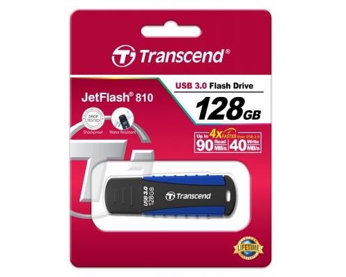 USB флеш накопичувач Transcend 128GB JetFlash 810 Rugged USB 3.0 (TS128GJF810)
