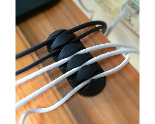 Тримач для кабелю PowerPlant CC-947 (Black) * 2 (CA910434)