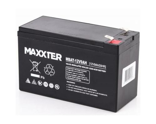 Батарея до ДБЖ Maxxter 12V 9AH (MBAT-12V9AH)