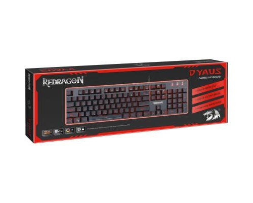 Клавіатура Redragon Dyaus USB UKR Black (77625)