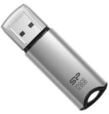 USB флеш накопичувач Silicon Power USB 128G SILICON POWER usb3.2 Marvel M02 Aluminum Silver (SP128GBUF3M02V1S)