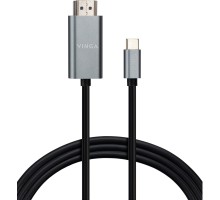 Кабель мультимедійний USB-C to HDMI 1.5m v1.4 4K30Hz Vinga (VCPVCCH1415)