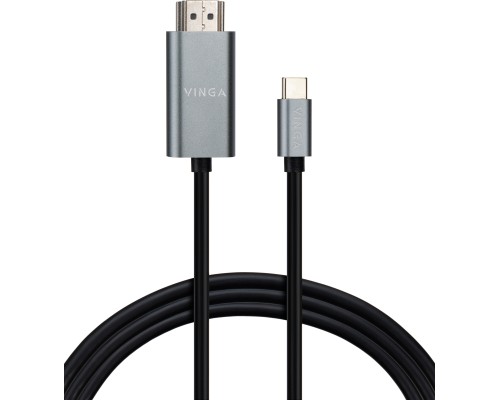 Кабель мультимедійний USB-C to HDMI 1.5m v1.4 4K30Hz Vinga (VCPVCCH1415)