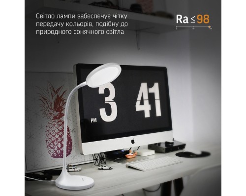 Настільна лампа Videx VL-TF14W 20W 4100K white (26430)