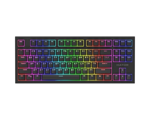 Клавіатура Hator Skyfall 2 TKL Pro Orange USB Black (HTK-750)