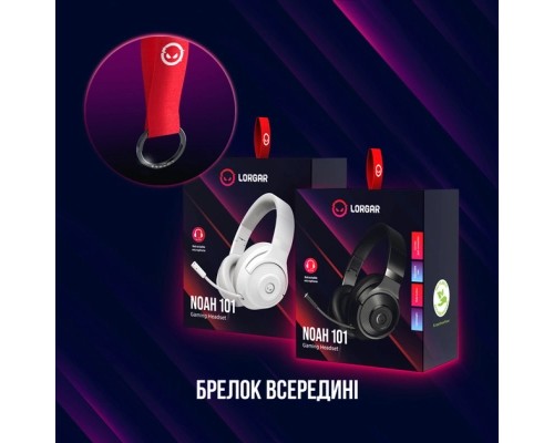 Навушники Lorgar Noah 101 Gaming 3.5 мм Black (LRG-GHS101B)