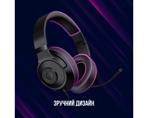 Навушники Lorgar Noah 101 Gaming 3.5 мм Black (LRG-GHS101B)