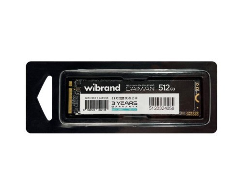 Накопичувач SSD M.2 2280 512GB Caiman Wibrand (WIM.2SSD/CA512GB)