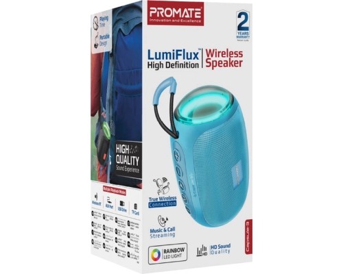 Акустична система Promate Capsule-3 Blue (capsule-3.blue)