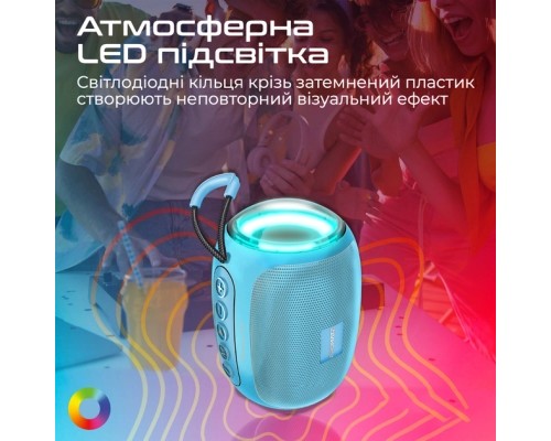 Акустична система Promate Capsule-3 Blue (capsule-3.blue)