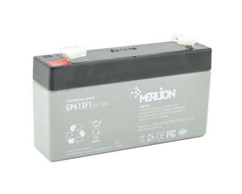 Батарея до ДБЖ Merlion 6V-1.3Ah (GP613F1)