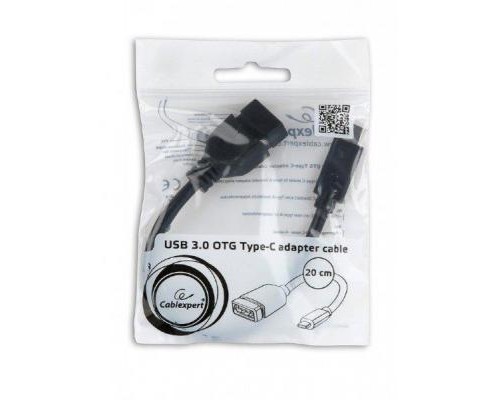 Дата кабель OTG USB 3.0 AF to Type-C 0.2m Cablexpert (A-OTG-CMAF3-01)