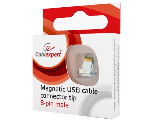 Перехідник magnetic Lightning connector Cablexpert (CC-USB2-AMLM-8P)