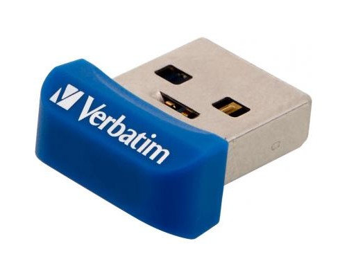 USB флеш накопичувач Verbatim 32GB Store 'n' Stay NANO Blue USB 3.0 (98710)
